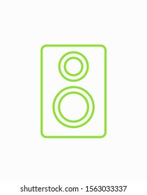 Aaudio speaker icon. Vector illustration EPS10. Music concept