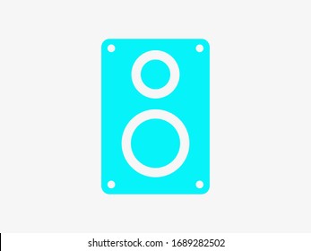 Aaudio speaker icon. Vector illustration EPS10. Music concept