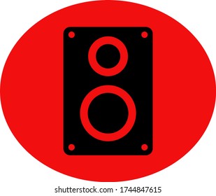 Aaudio speaker icon. Vector illustration EPS10. Music concept
