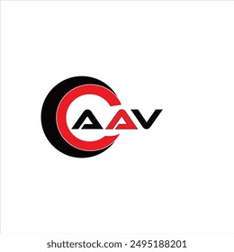 AAV creative minimalist letter logo. AAV unique vector initials alphabet letter logo design
