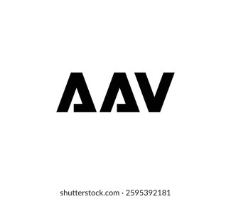 AAV Logo design vector template. AAV