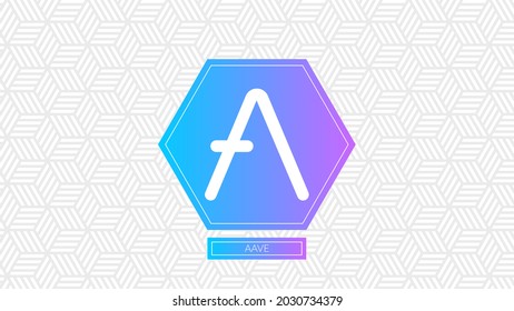 Evitar el logotipo de criptodivisa aislado en el fondo del patrón de degradado.