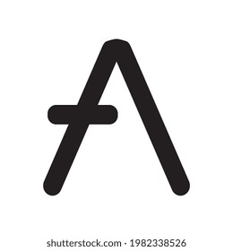 Kryptowährungs-Logo für Aave-Token