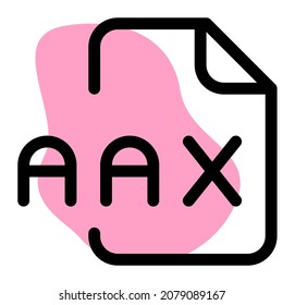 AAX file extension is file format associated to the audible enhanced audiobook