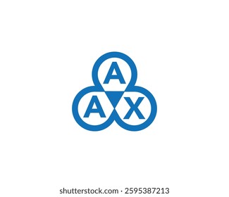 AAX logo design vector template.