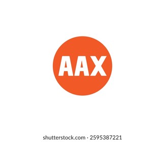 AAX logo design vector template.