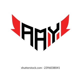 AAY letter logo design template