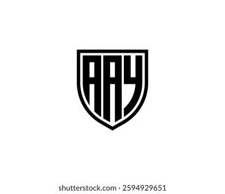 AAY logo design vector template.