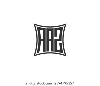 AAZ logo design vector template.