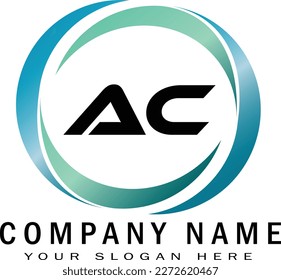 Ab, Ac Modern creative logo 