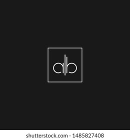 ab or Aib or DB initial based logo design