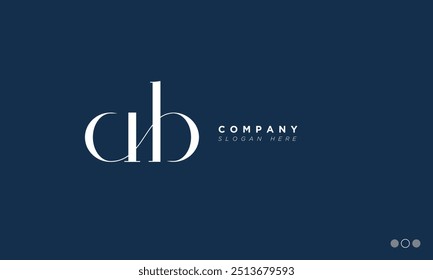 AB Alphabet letters Initials Monogram logo BA, A and B