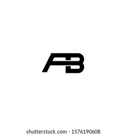 AB A B Logo Design Vector Template