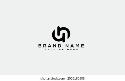 AB a b modern creative alphabet letter logo icon template 