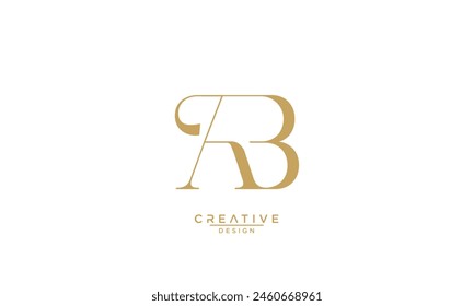 AB, BA, A, B, Abstract Letters Logo Monogram