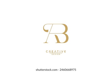 AB, BA, A, B, Abstract Letters Logo Monogram