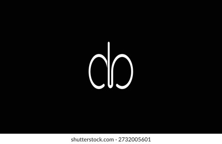 AB, BA ABSTRACT LETTER LOGO MONOGRAM