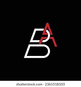 AB or BA abstract outstanding professional business awesome artistic branding company different colors illustration logo