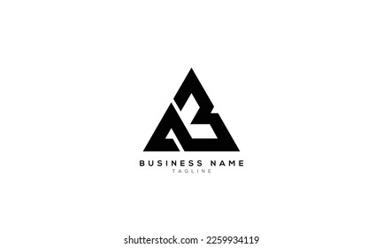 AB, BA, AP, PA, AW, WA, AM, MA, Abstrakte Anfangsbuchstaben Buchstaben Logo-Design