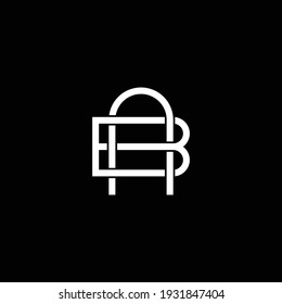 ab ba Initial monogram logo vector for designs