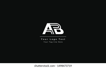 AB or BA letter logo. Unique attractive creative modern initial AB BA A B initial based letter icon logo