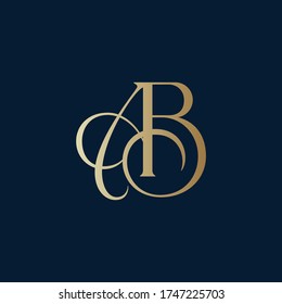 AB or BA Logo Monogram