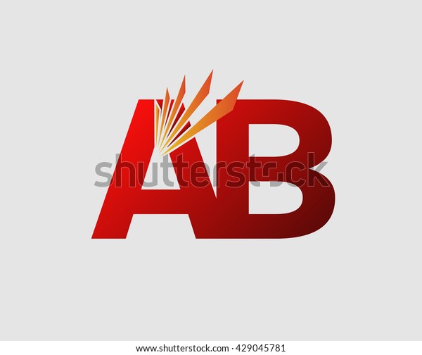 Ab Company Group Linked Letter Logo Stock Vector (Royalty Free) 429045781