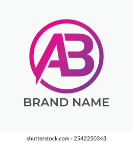 AB Corporate Logo Design Template