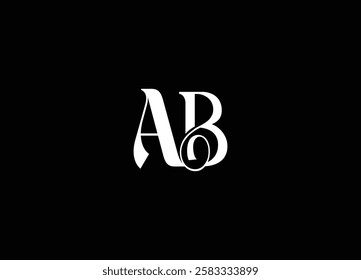 AB Creative logo design and initial logo design