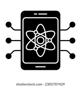 Ab icon design of mobile science 