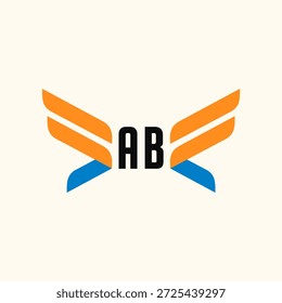 AB Initials Logo Business Template Vector icon