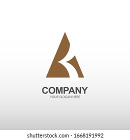 AB último logo. con el diseño de combinar dos letras en un único símbolo que es único, simple y elegante.textura aislada blanca.azul. para las necesidades de marca y diseño de la empresa. plantilla moderna.