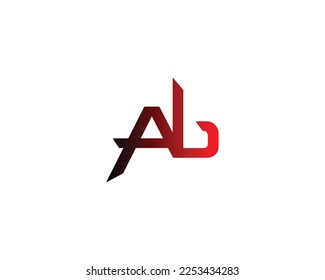 AB leter logo element icon