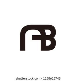 ab letter abstract vector logo