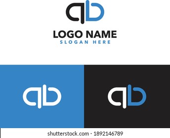 Logo-Logo-Logo-Logo-Logo-Logo-Logo-Konzept mit Serifenschrift und klassischem elegantem Look Vektor Illustration 2021 AB Letter Logo Design Vorlage Vektorgrafik 2021