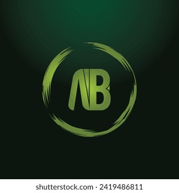 Diseño de letras AB ab diseño logotipo logotipo concepto de icono de logotipo con fuente serif y estilo clásico elegante apariencia de ilustración vectorial. Ilustración vectorial de plantilla de diseño de logotipo AB.
