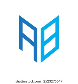 AB letter logo Creative Design.
AB monogram Logo Unique Concept Vector.
AB creative  modern flat abstract  initials letter logo.
