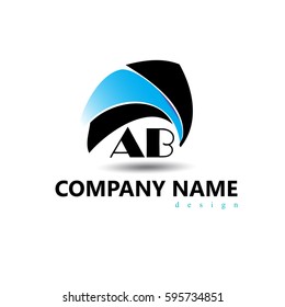 AB Letter Logo Design