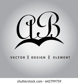Ab Letter Logo Design
