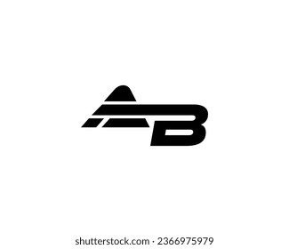 AB Letter Logo Design Element