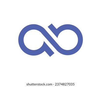 ab letter logo design elements symbols