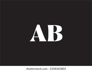 AB Letter Logo Design And Monogram Logo