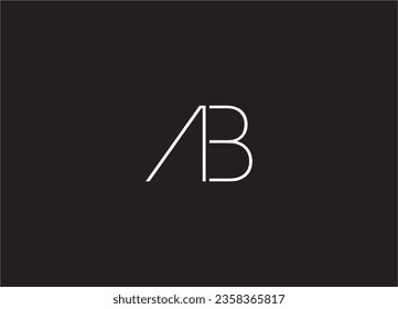 AB Letter Logo Design And Monogram Logo