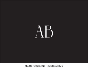 AB Letter Logo Design And Monogram Logo