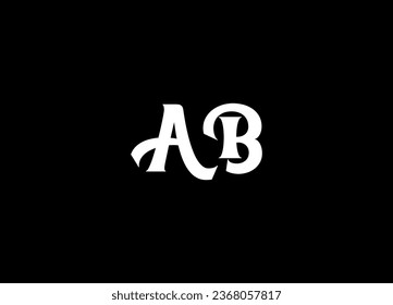 AB letter logo design and monogram logo design