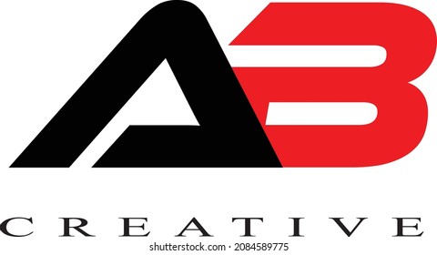 AB letter logo Design .logo Design Template .