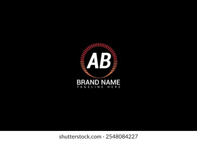 AB letter logo Design. Unique attractive creative modern initial AB initial based letter icon logo