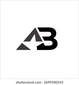 AB letter logo design for your product brand and company name