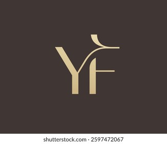 AB letter logo icon design. Classic style luxury initials monogram.