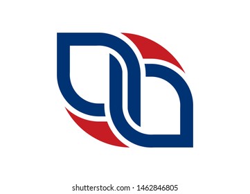 AB letter logo, Text logo design